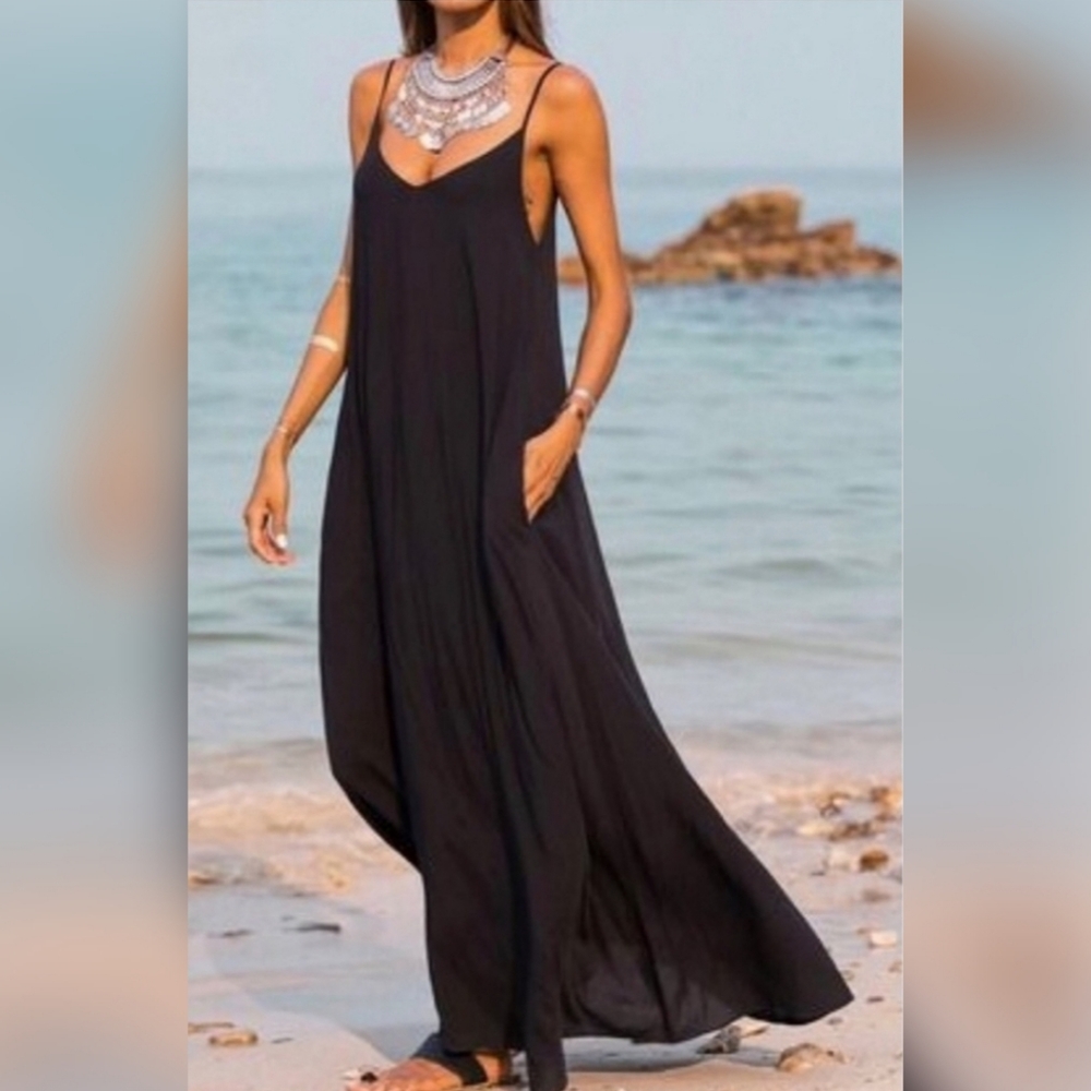 Black Cacoon Maxi Dress